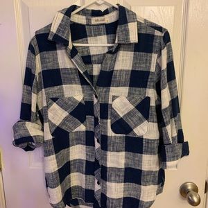 Bella Dahl Plaid Button-up